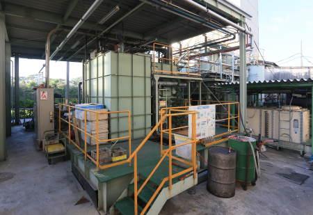 An industrial wastewater treatment system