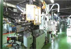 Spider grinding processing line